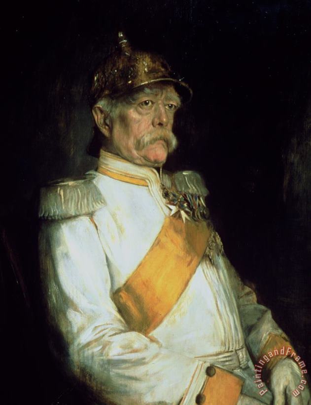 Franz Seraph von Lenbach Chancellor Otto Von Bismarck Art Painting