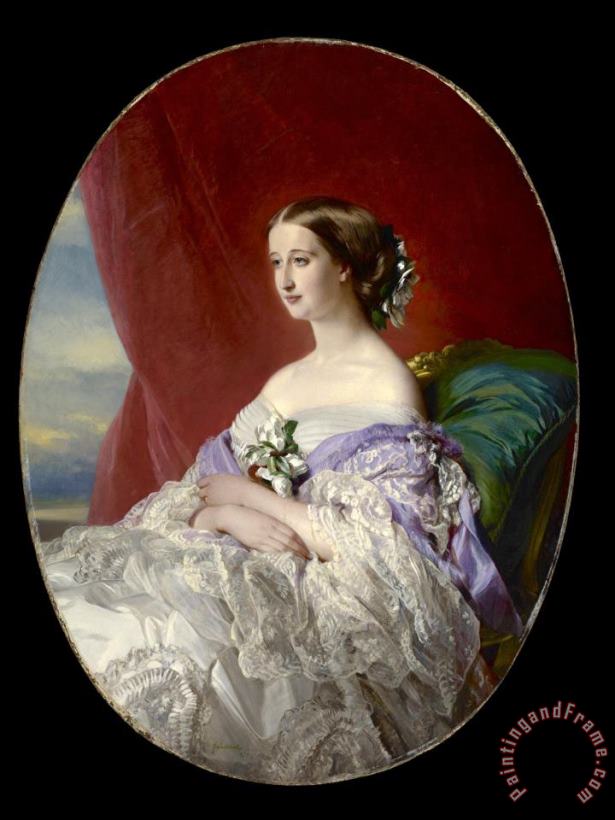 Franz Xaver Winterhalter Empress Eugenie Art Painting