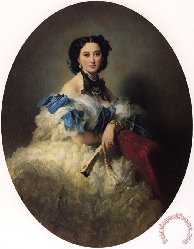 Franz Xavier Winterhalter Countess Varvara Alekseyevna Musina&#173;pushkina Art Painting