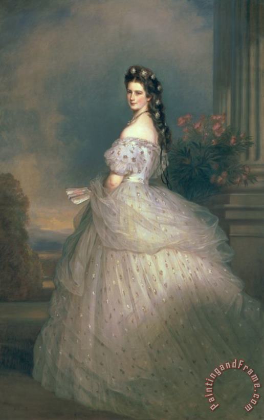Franz Xavier Winterhalter Elizabeth of Bavaria Art Painting