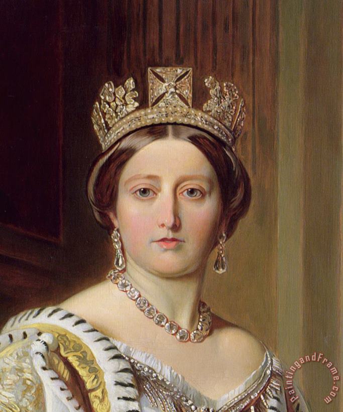 Franz Xavier Winterhalter Portrait of Queen Victoria Art Painting