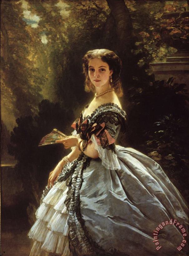 Franz Xavier Winterhalter Princess Elizabeth Esperovna Belosselsky Belosenky, Princess Troubetskoi Art Painting