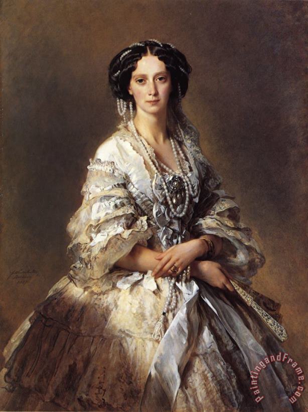Franz Xavier Winterhalter The Empress Maria Alexandrovna of Russia Art Painting