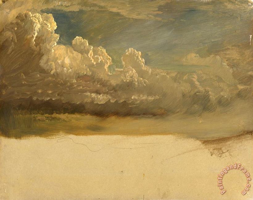 Cloud Study painting - Frederic Edwin Church Cloud Study Art Print