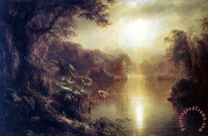 Morning in The Tropics painting - Frederic Edwin Church Morning in The Tropics Art Print