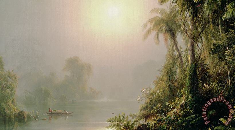 Frederic Edwin Church Morning In The Tropics Art Painting