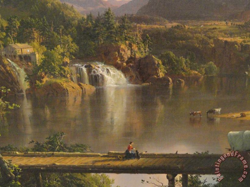 Frederic Edwin Church New England Scenery Art Painting