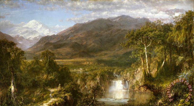 The Heart of The Andes painting - Frederic Edwin Church The Heart of The Andes Art Print