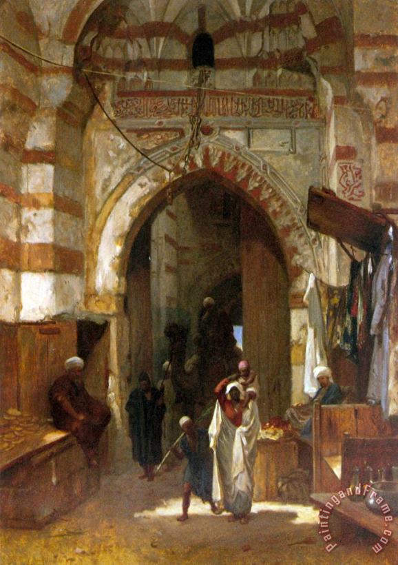 Frederick Goodall The Grand Bazaar Art Painting