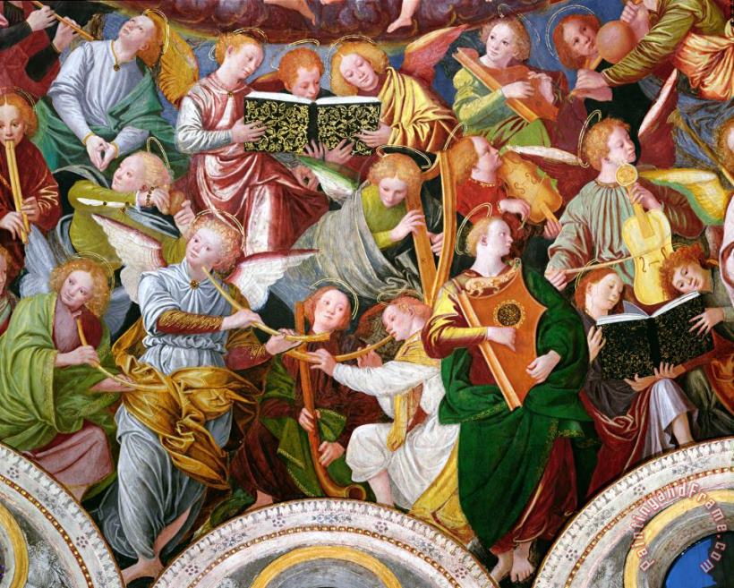 The Concert of Angels painting - Gaudenzio Ferrari The Concert of Angels Art Print