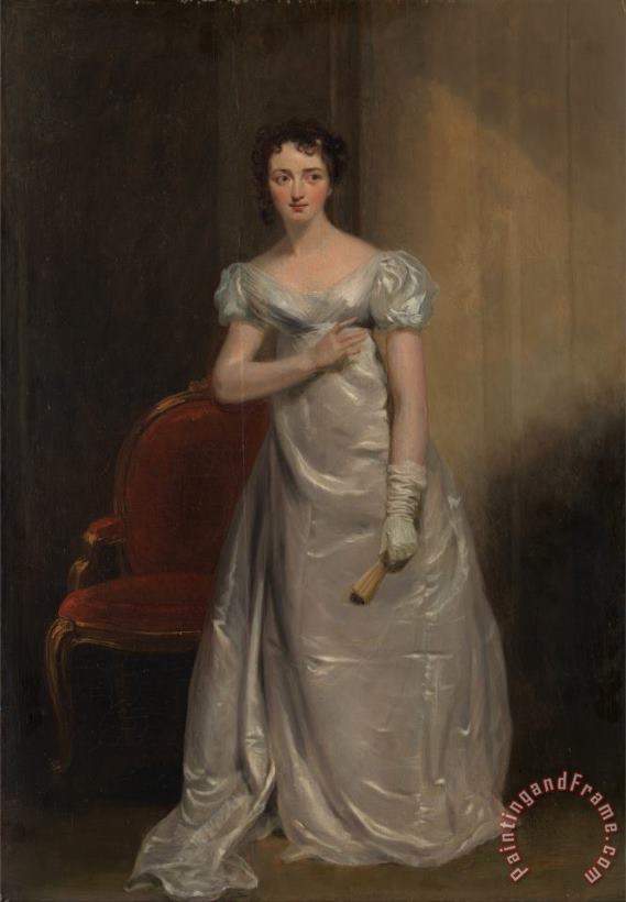 George Clint Harriet Smithson As Miss Dorillon, in Wives As They Were, And Maids As They Are by Elizabeth Inchb... Art Painting
