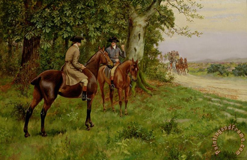 George Derville Rowlandson The Highwaymen Art Painting