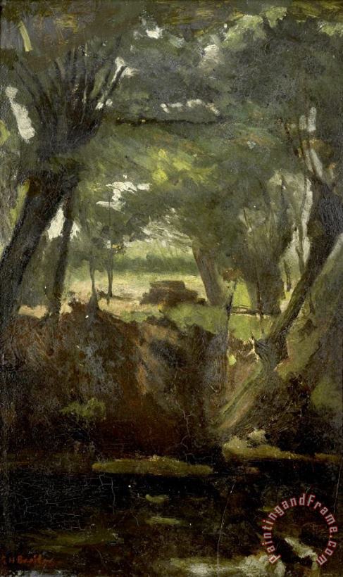 George Hendrik Breitner View in The Woods Art Print
