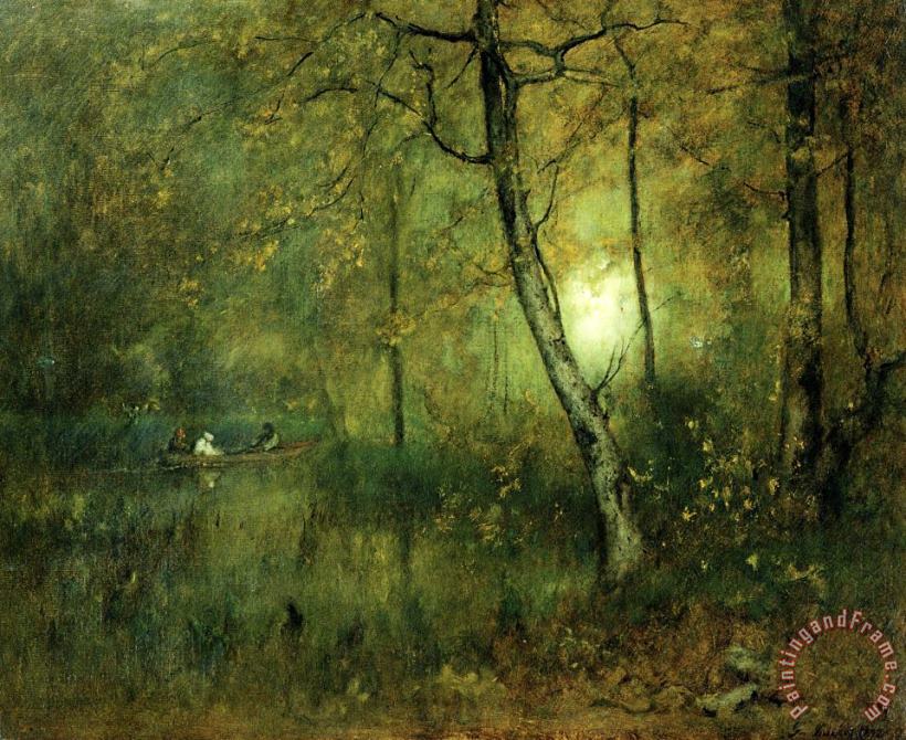 George Inness Pool in The Woods Art Painting