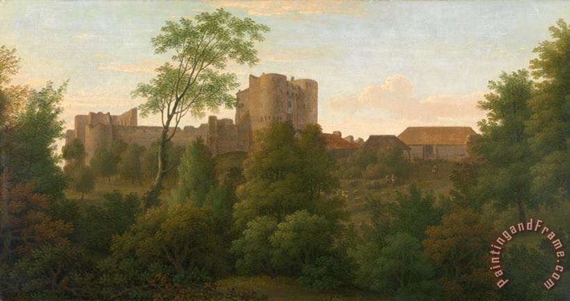 Saltwood Castle painting - George Lambert Saltwood Castle Art Print