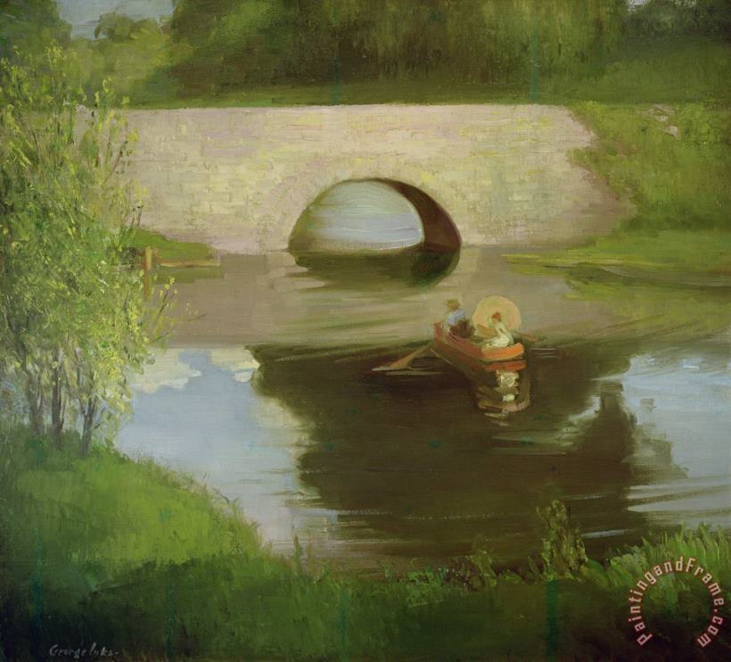 George Luks Central Park Art Painting