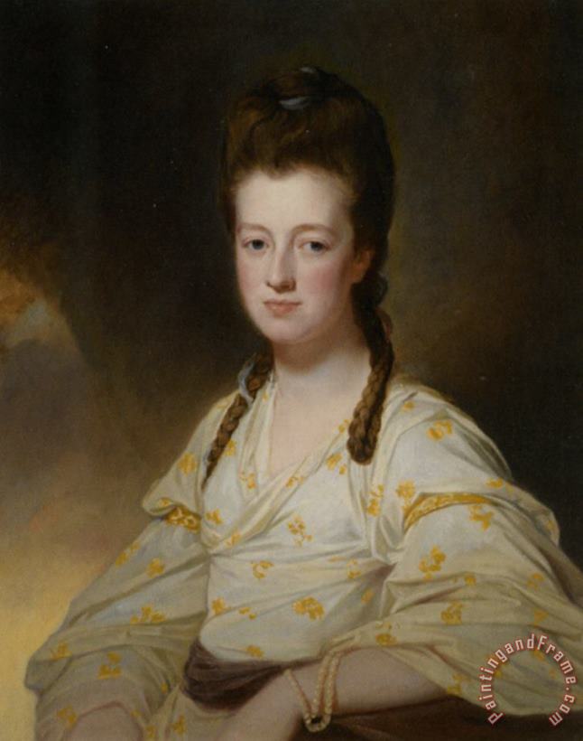 George Romney Portrait of a Lady Dorothy Cavendish Wife of William Cavendish Bentinck 3rd Duke of Portland Art Print