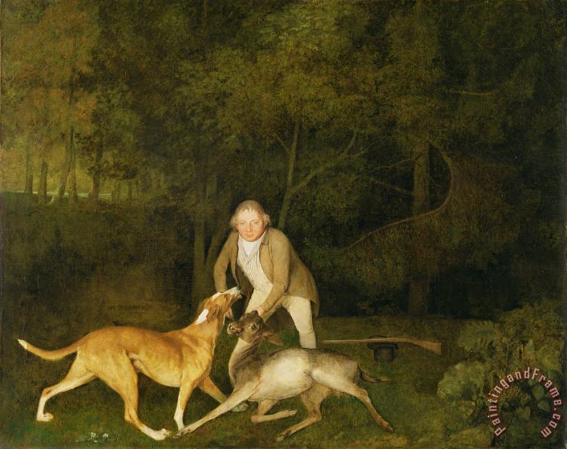 George Stubbs Freeman - The Earl of Clarendon's Gamekeeper Art Painting