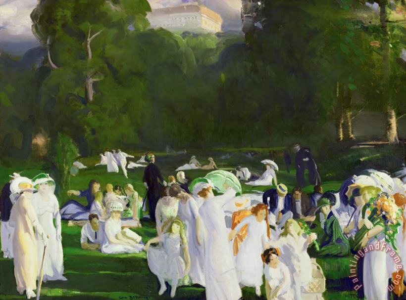 A Day In June painting - George Wesley Bellows A Day In June Art Print