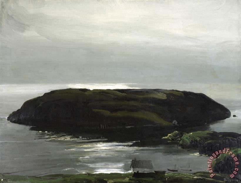 An Island in The Sea painting - George Wesley Bellows An Island in The Sea Art Print
