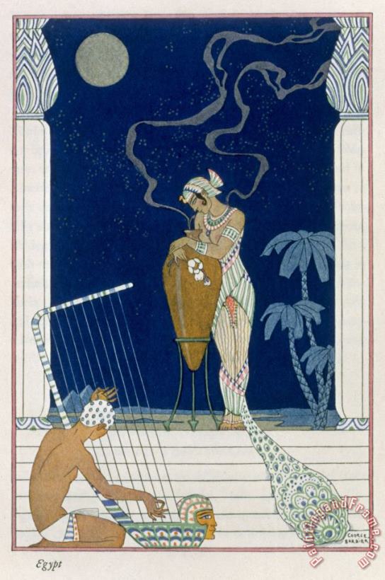 Georges Barbier Egypt Art Painting
