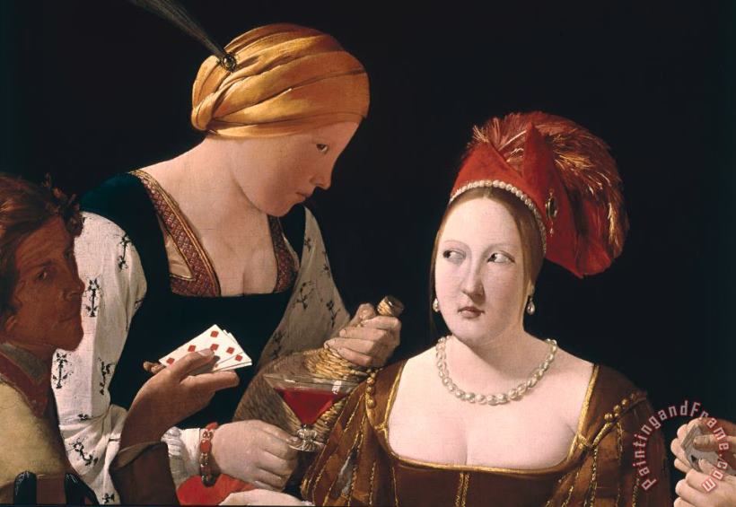 Georges de la Tour The Cheat with the Ace of Diamonds Art Painting