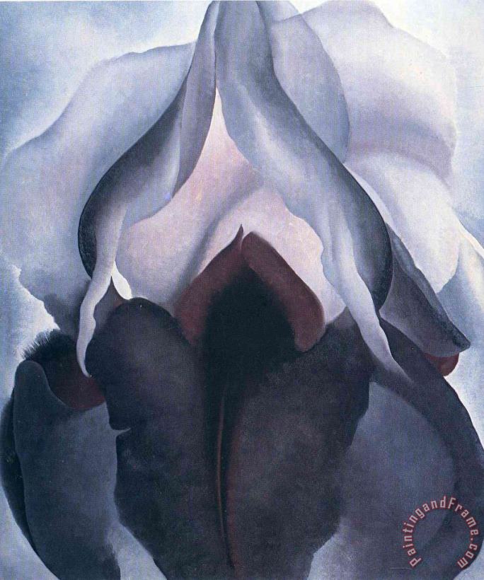 Georgia O'keeffe Black Iris 1 Art Print