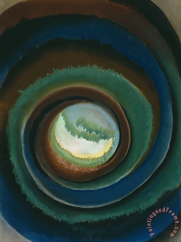 Pond in The Woods, 1922 painting - Georgia O'keeffe Pond in The Woods, 1922 Art Print