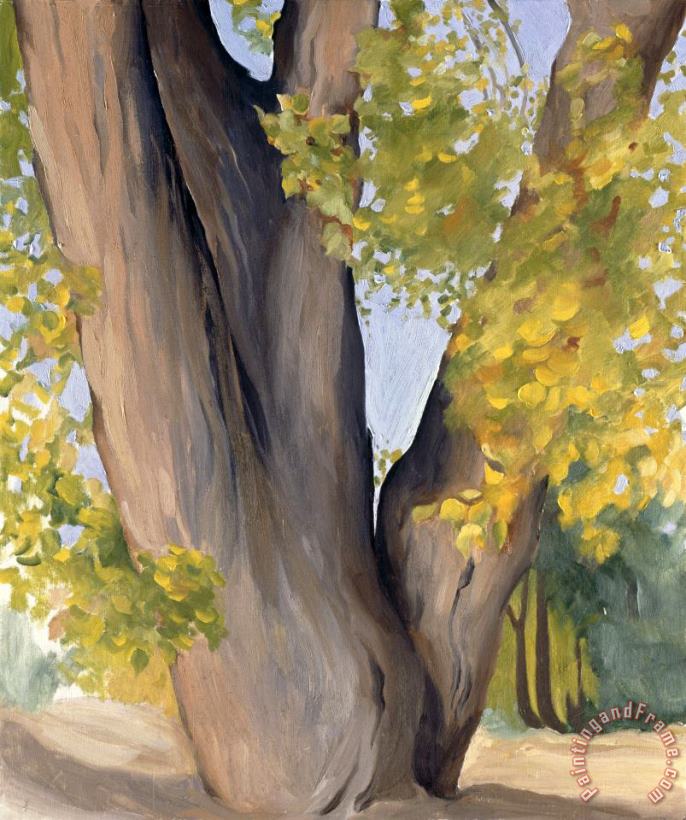 Georgia O'keeffe Untitled (cottonwood Tree), 1945 Art Print