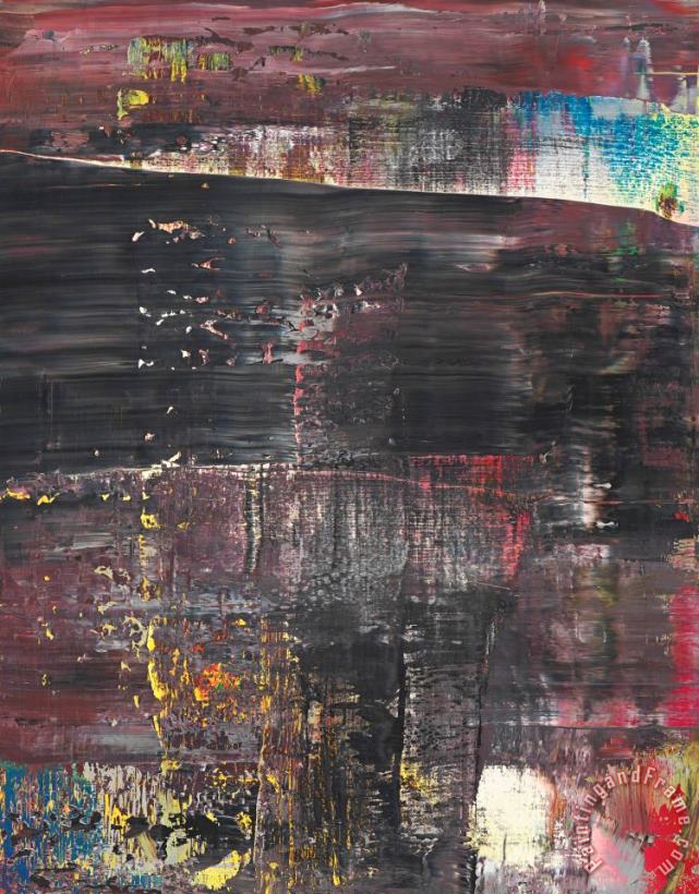 Gerhard Richter Abstraktes Bild Art Painting