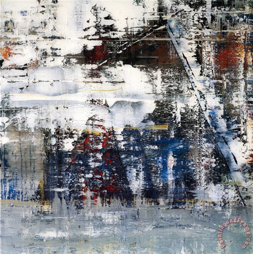 Cage F.ff., 2015 painting - Gerhard Richter Cage F.ff., 2015 Art Print
