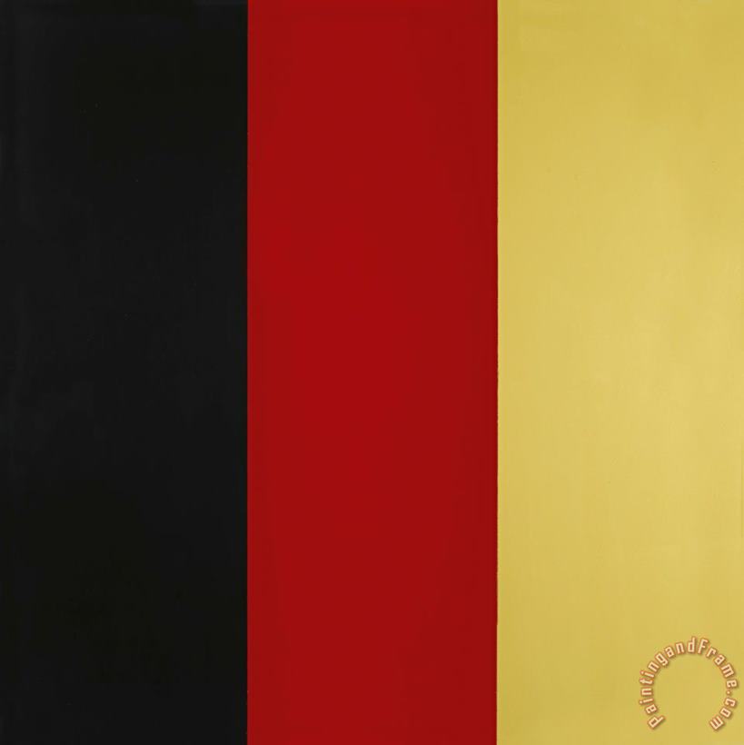 Gerhard Richter Schwarz, Rot, Gold Iii, 1999 Art Print