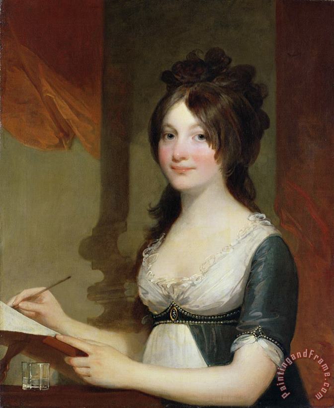 Gilbert Stuart Portrait of a Young Woman Art Print