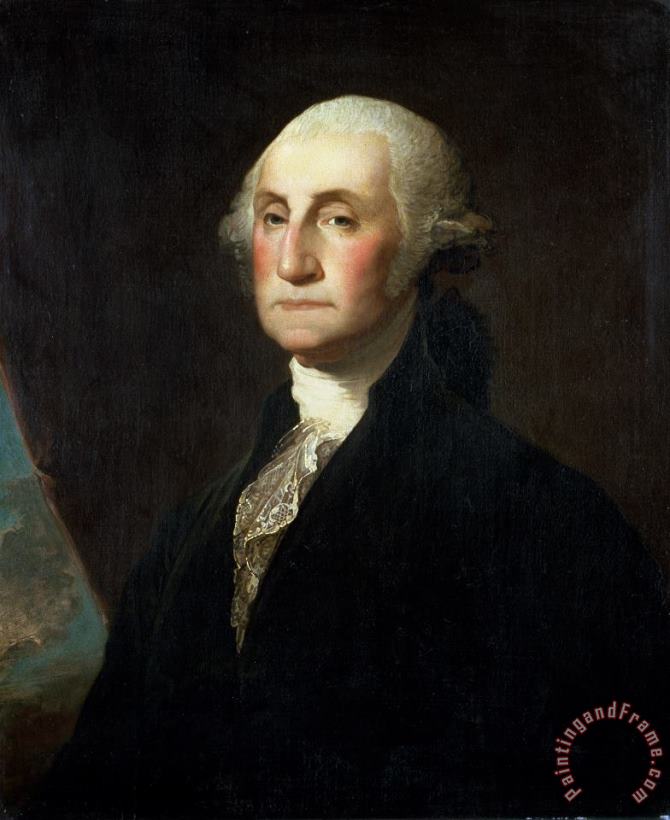 Gilbert Stuart Portrait of George Washington Art Painting