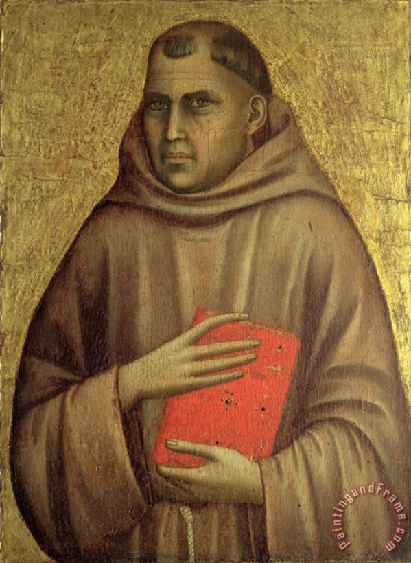 Giotto di Bondone Saint Anthony Abbot Art Painting