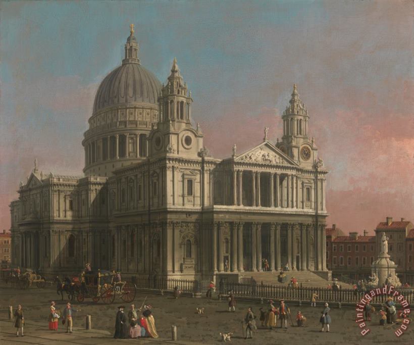 Giovanni Antonio Canaletto St. Paul's Cathedral Art Painting