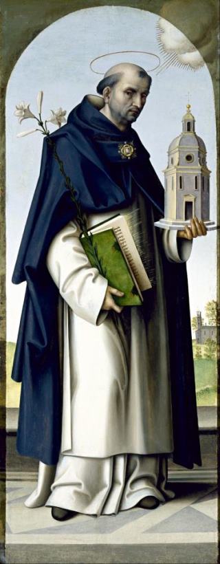 Giovanni Battista Bertucci Saint Thomas Aquinas Art Print