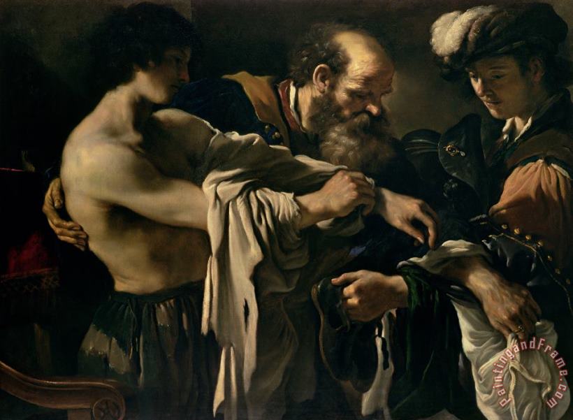 Giovanni Francesco Barbieri The Return of the Prodigal Son Art Painting
