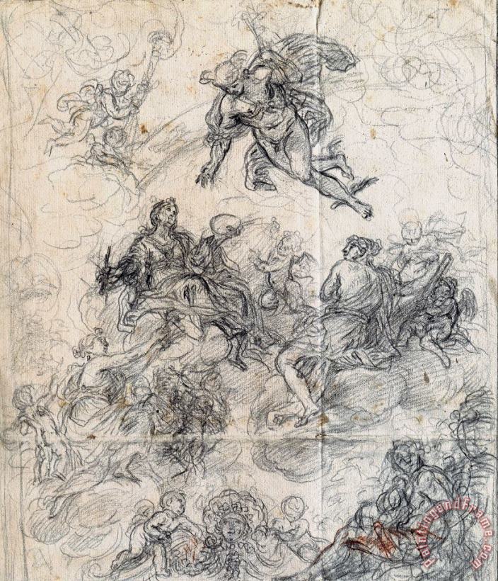 Giovanni Paolo Melchiori Allegory of The Arts Art Print