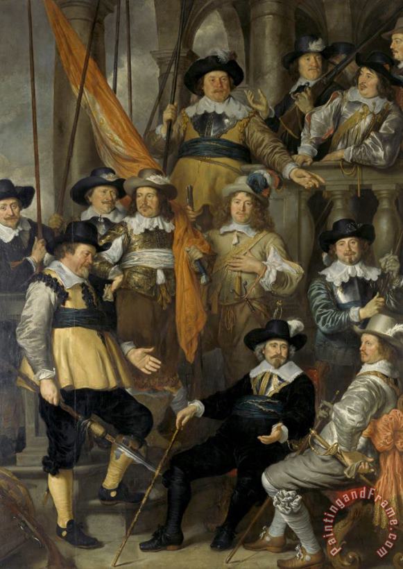 Govaert Flinck Company of Captain Albert Bas And Lieutenant Lucas Conyn, 1645 Art Painting