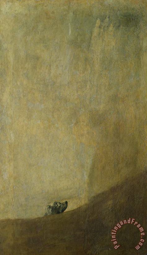 The Dog painting - Goya The Dog Art Print