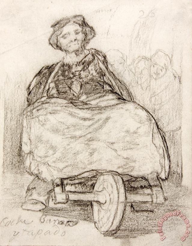 Goya, Francisco De Cheap Covered Coach Art Painting