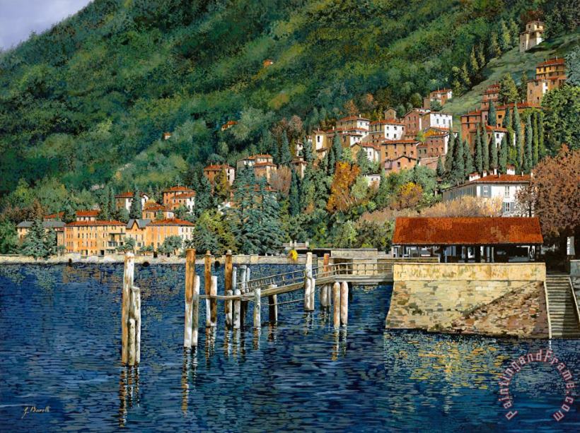 Collection 7 il porto di Bellano Art Painting