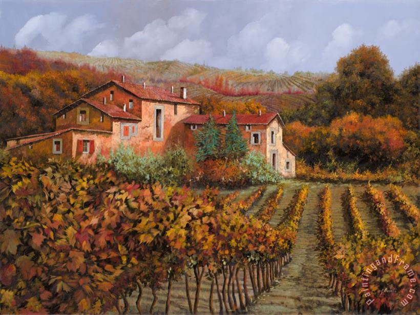 Collection 7 tra le vigne a Montalcino Art Print