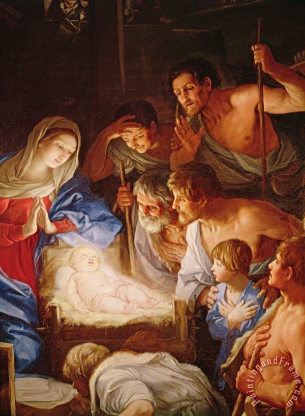 The Adoration Of The Shepherds painting - Guido Reni The Adoration Of The Shepherds Art Print