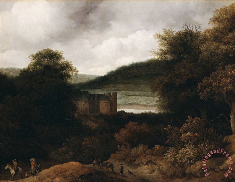 Guillam Dubois View on The Rhine Art Print