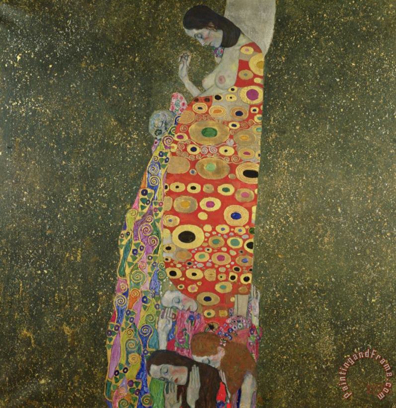 Gustav Klimt Hope II Art Painting