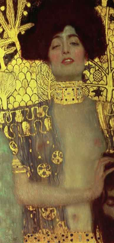 Gustav Klimt Judith Art Painting