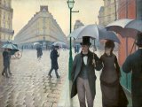 Gustave Caillebotte - Paris Street Rainy Day painting