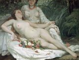 Gustave Courbet - Bathers or Two Nude Women painting